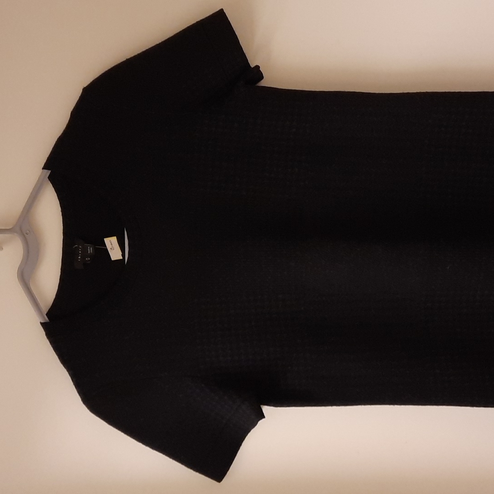 NWT, Theory Darmelle P Evian Stretch Houndstooth Wool Sweater Dress - Picture 7 of 14